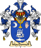 Irish Family Coat of Arms (v.25a) MacDonnell