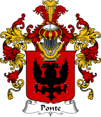 Italian Family Coat of Arms (v.25b) Ponte