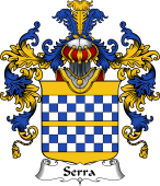 Italian Family Coat of Arms (v.25b) Serra