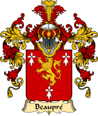 French Family Coat of Arms (v.25) Beaupré