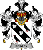Irish Family Coat of Arms (v.25b) Rowley or O