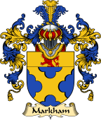Irish Family Coat of Arms (v.25a) Markham