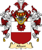 Italian Family Coat of Arms (v.25a) Albani