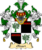 Italian Family Coat of Arms (v.25a) Olivari