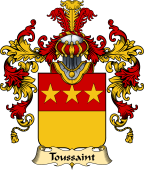 French Family Coat of Arms (v.25) Toussaint