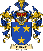 Irish Family Coat of Arms (v.25a) Hilliard