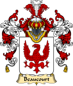 French Family Coat of Arms (v.25) Beaucourt