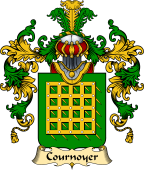 French Family Coat of Arms (v.25) Cournoyer