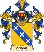 French Family Coat of Arms (v.25) Arnoud