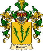 French Family Coat of Arms (v.25) Baillard