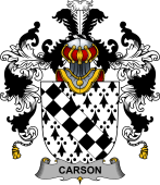 Irish Family Coat of Arms (v.25b) Carson