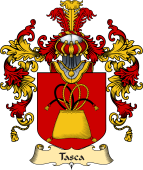 Italian Family Coat of Arms (v.25a) Tasca