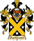 French Family Coat of Arms (v.25) Charbonnier