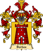 French Family Coat of Arms (v.25) Bordes