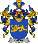 Irish Family Coat of Arms (v.25b) Carrie or O