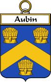 French Family Coat of Arms (v.25) Aubin