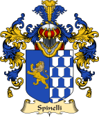 Italian Family Coat of Arms (v.25a) Spinelli