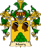 French Family Coat of Arms (v.25) Maury