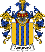 Italian Family Coat of Arms (v.25b) Antignano