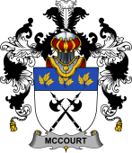 Irish Family Coat of Arms (v.25b) McCourt