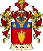 French Family Coat of Arms (v.25) Vivier (de)