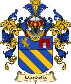 Italian Family Coat of Arms (v.25a) Mandella