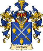 French Family Coat of Arms (v.25) Berthier