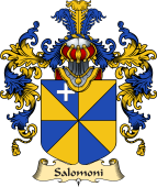 Italian Family Coat of Arms (v.25a) Salomoni