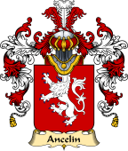 French Family Coat of Arms (v.25) Ancelin