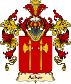 French Family Coat of Arms (v.25) Acher
