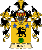 French Family Coat of Arms (v.25) Bellet