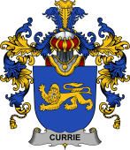 Irish Family Coat of Arms (v.25b) Currie or O'Currie