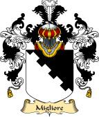 Italian Family Coat of Arms (v.25a) Migliore