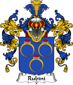 Italian Family Coat of Arms (v.25b) Rubini