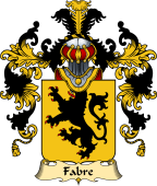 French Family Coat of Arms (v.25) Fabre