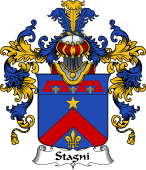 Italian Family Coat of Arms (v.25b) Stagni