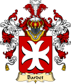 French Family Coat of Arms (v.25) Bardet