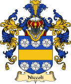 Italian Family Coat of Arms (v.25a) Niccoli