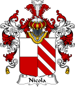Italian Family Coat of Arms (v.25b) Nicola