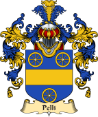 Italian Family Coat of Arms (v.25a) Pelli