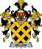 Irish Family Coat of Arms (v.25b) Bellew