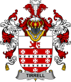 Irish Family Coat of Arms (v.25b) Tirrell