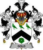 Irish Family Coat of Arms (v.25b) Gold