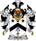 Irish Family Coat of Arms (v.25b) Falls