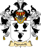 Italian Family Coat of Arms (v.25a) Pignatelli