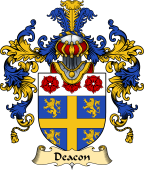 English Family Coat of Arms (v.25) Deacon