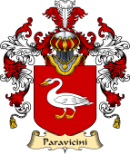Italian Family Coat of Arms (v.25a) Paravicini