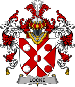 Irish Family Coat of Arms (v.25b) Locke