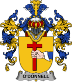 Irish Family Coat of Arms (v.25b) Donnell or O'Donnell