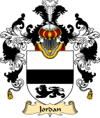 Irish Family Coat of Arms (v.25a) Jordan